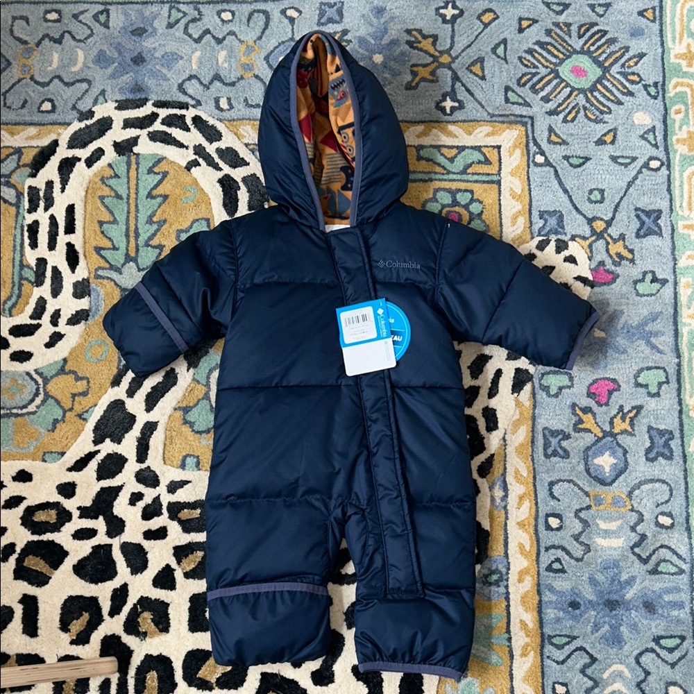 Columbia Dark Blue Infant Snowsuit